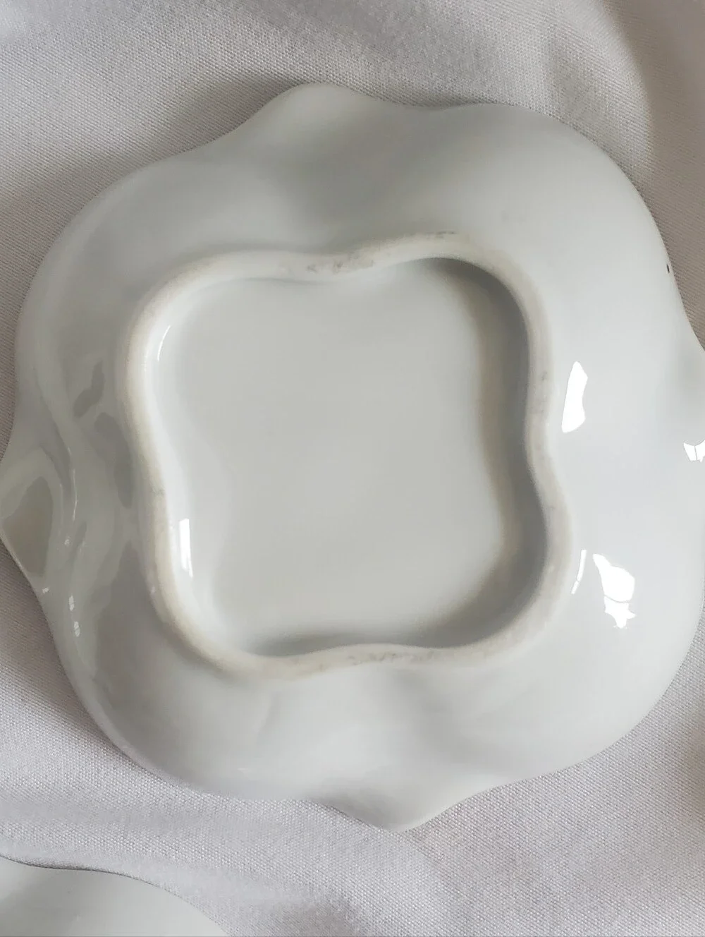 Wisconsin Porcelain Vtg Trinket Dish Trio Antique Car Motifs, 1895, 1896 & 1903